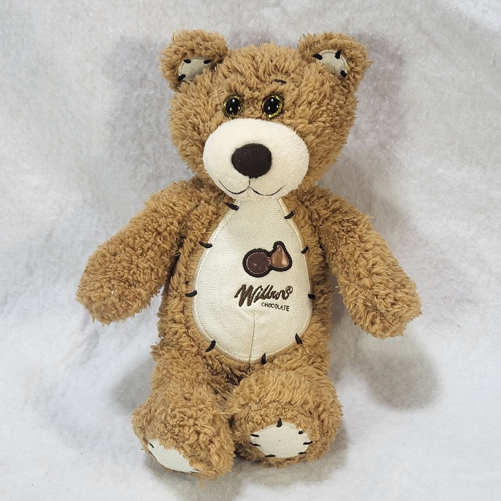 First & Main Wilbur Chocolates Bud E Bear Plush Brown Teddy Bear 12" No 16152